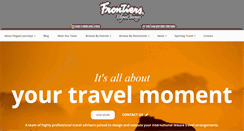Desktop Screenshot of frontiersej.com