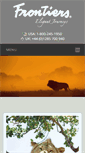 Mobile Screenshot of frontiersej.com
